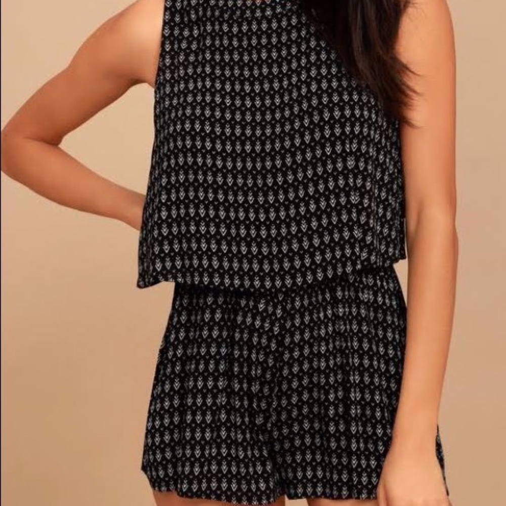 Lulu's Black Romper